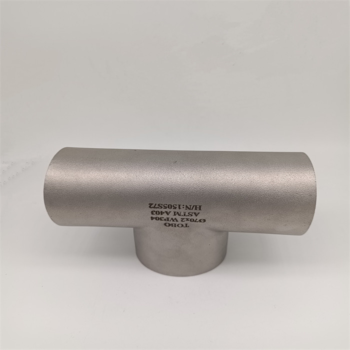 Duplex Stainless Steel Butt Welding Fittings UNS S31803 Reducing Tee 3 X 2 ASME B16.9