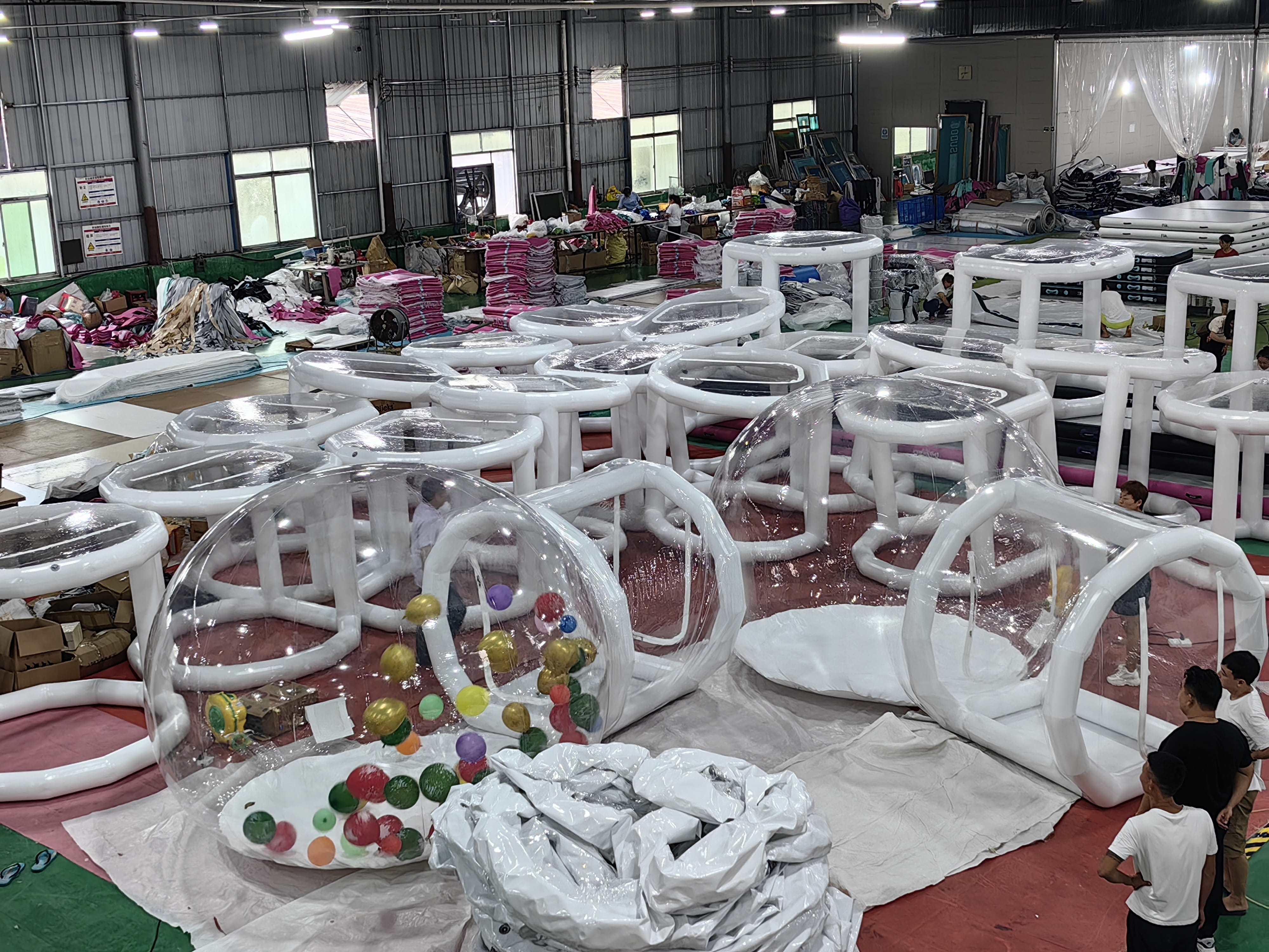 Inflatable Transparent Bubble House Tent 5m Customize Logo Size