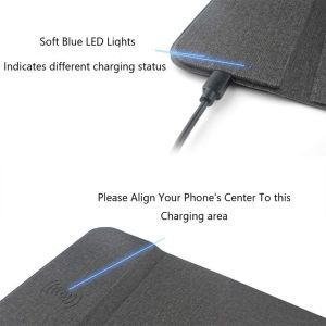 Qi-enabled Mobile Phones Compatible Wireless QI Fast Charging PAD with Magnetic