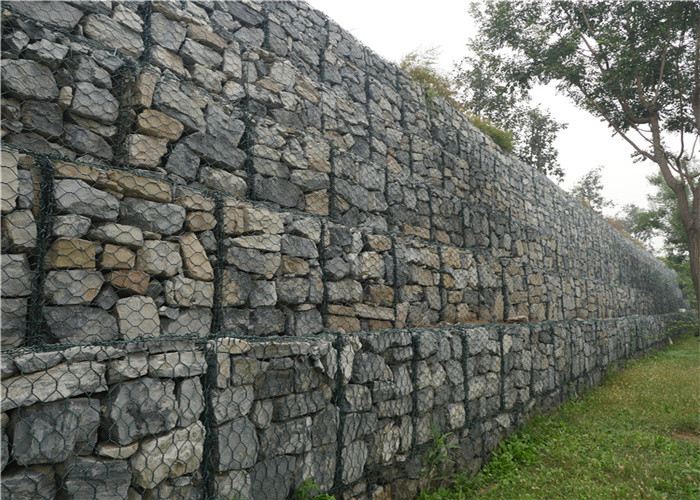 Plastic Coated Rock Baskets Wire Mesh Chicken Wire With Small Holes