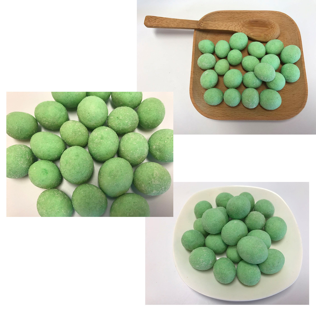 Flour Coated Cripy Roasted Wasabi Coated Peanut Snack With Kosher Certificate