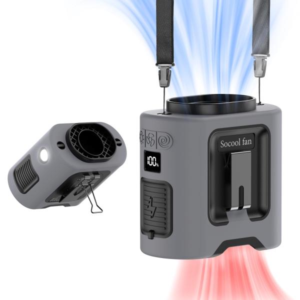 Socool Fan 14500MAh Outdoor Clip Waist Turbo Fan Versatile Personal Fan