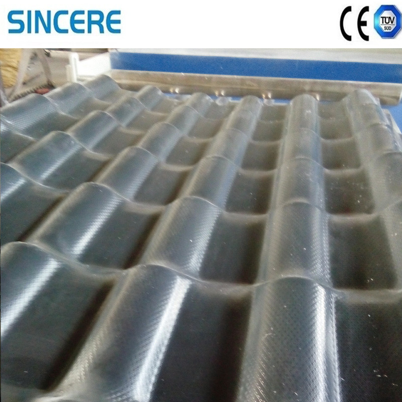 ASA PVC Composite Roof Plastic Sheet Extrusion Machine Tile Production Line