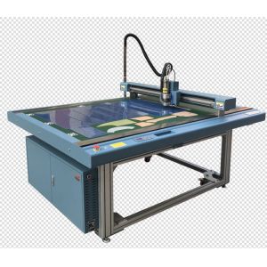 Speed Digital Flatbed Cutting Plotter For Ppf/ppe Material With Blue Frame