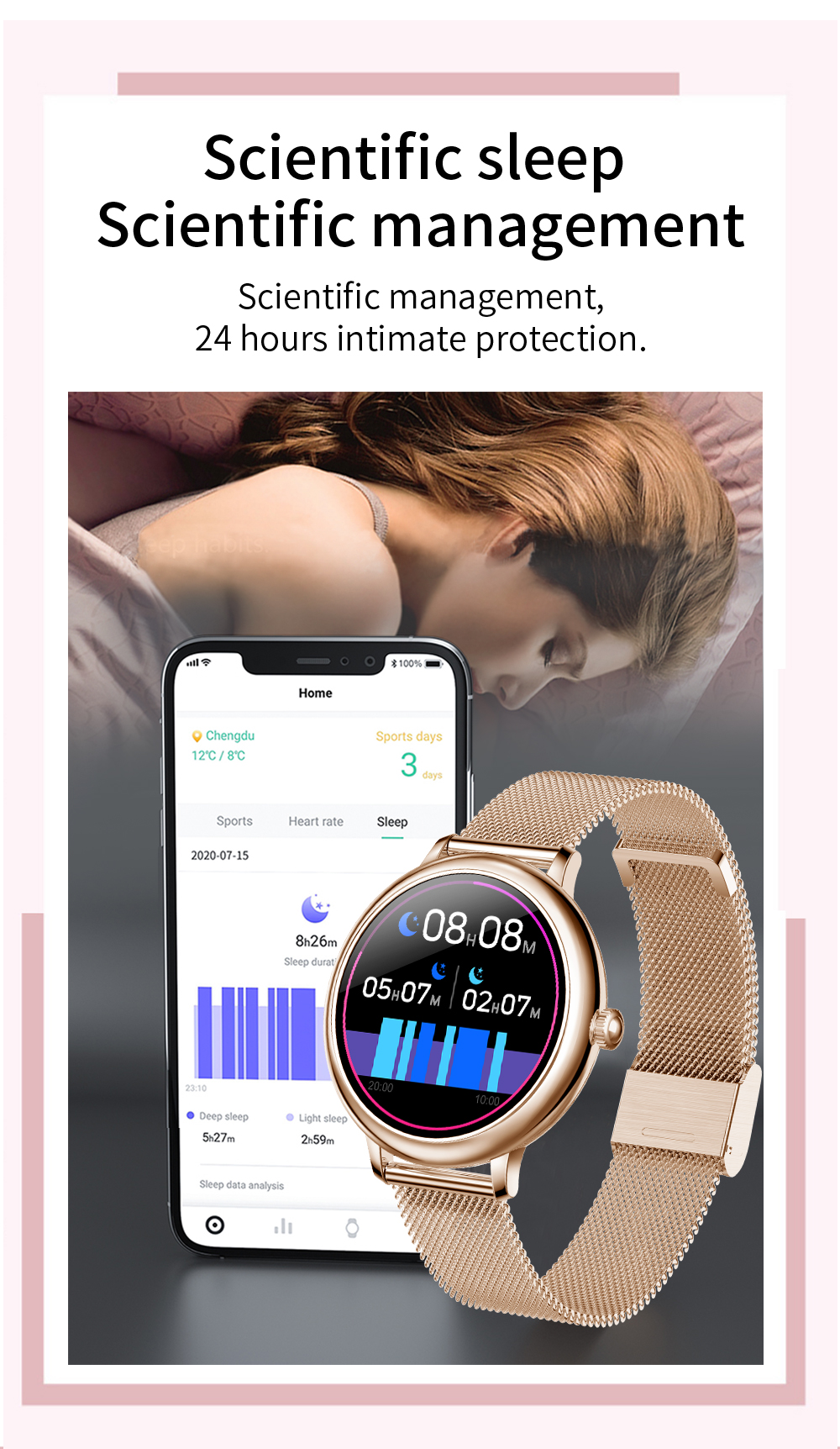 CF90 Smart Watch 8762C Phones 1.08inch A Bracelet Reminder Push WeChat Reminder Realtek