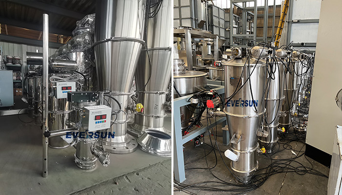 QVC Pneumatic Vacuum Feeders Conveyor Systems For Powder Particle 350-6000kg/H