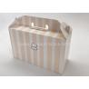 Buy cheap Retail Corrugated Wine Gift Boxes With Handle Cardboard Shipping Moving Color from wholesalers