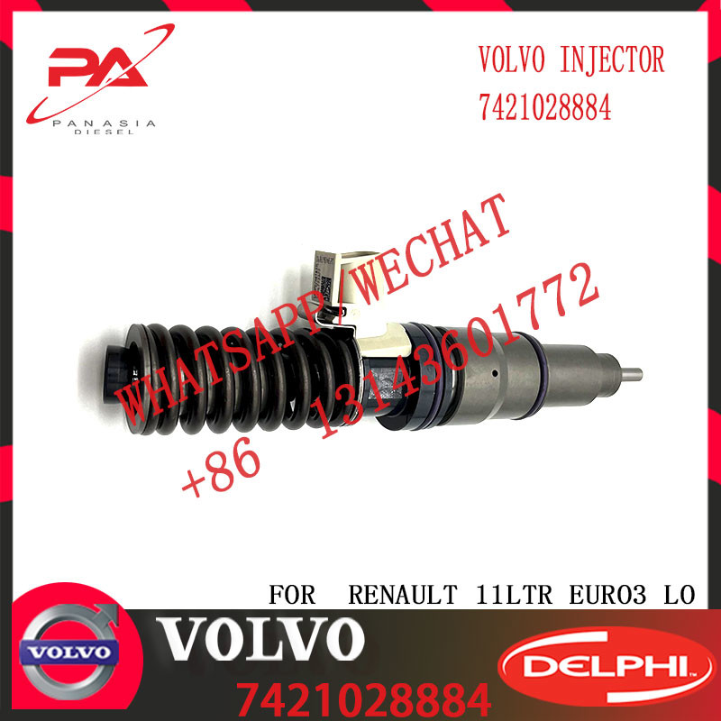 high quality diesel fuel injector 3801432 BEBE4D04001 for V-O-L-V D11A, MD11 common rail injector 7421028884 3803913