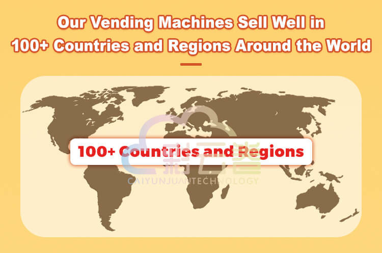 Automated Popcorn Vending Machine Manufacturers 24 Flavors Customized Color