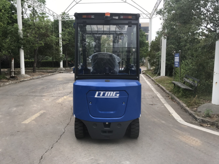 LTMG electric forklift 3ton 2.5ton 2ton 1ton cabin yellow solid tires side shift 4800mm mast