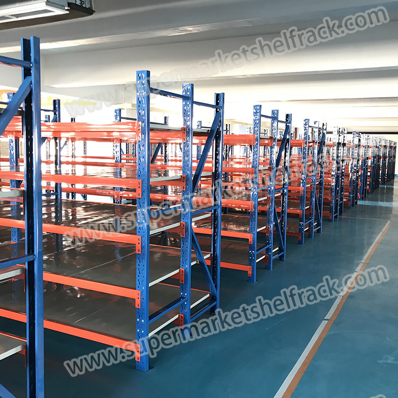 Q235 Steel 2 Layer Warehouse Shelf Rack 2000MM Heavy Duty Industrial Warehouse Shelving