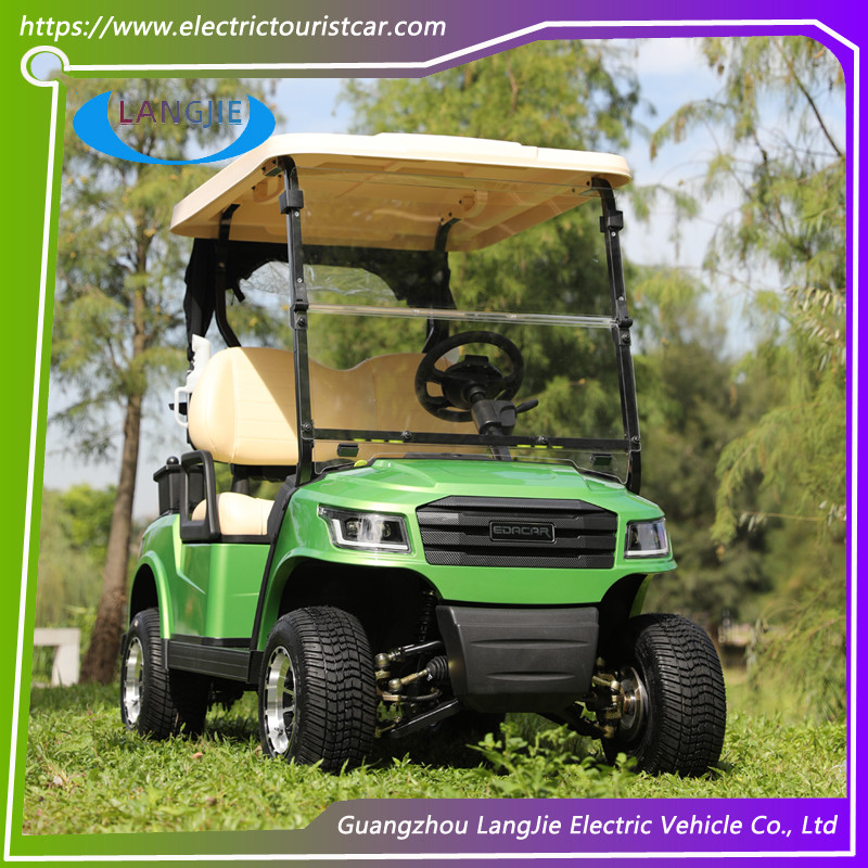 Powerful Electric Golf Club Car 2 Seater With AC Motor 48V 4KW Low Speed Golf Car