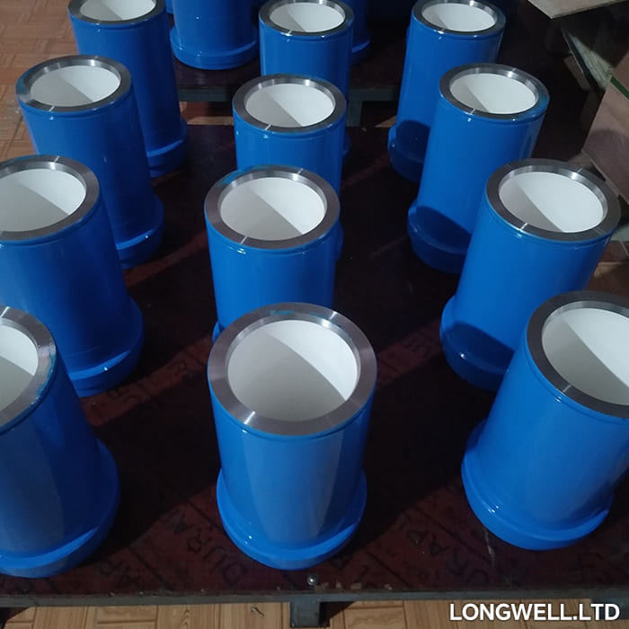 12T1600 Triplex Mud Pump Parts Liner Piston Pump Chromium Content 28%