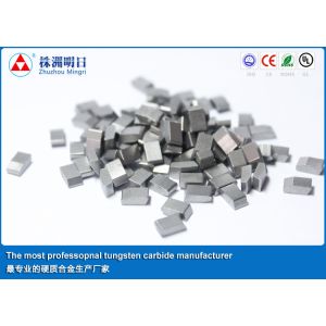  92.5 HRA Hardness Tungsten Carbide Saw Tips YG6 / YG8X Model JX Manufactures