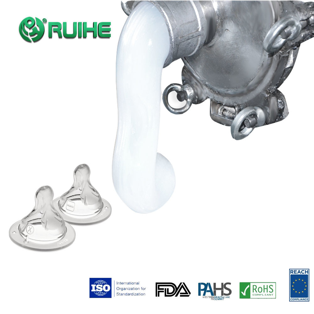 Two Piece High Elongation LSR Liquid Silicone Rubber Fast Curing Time