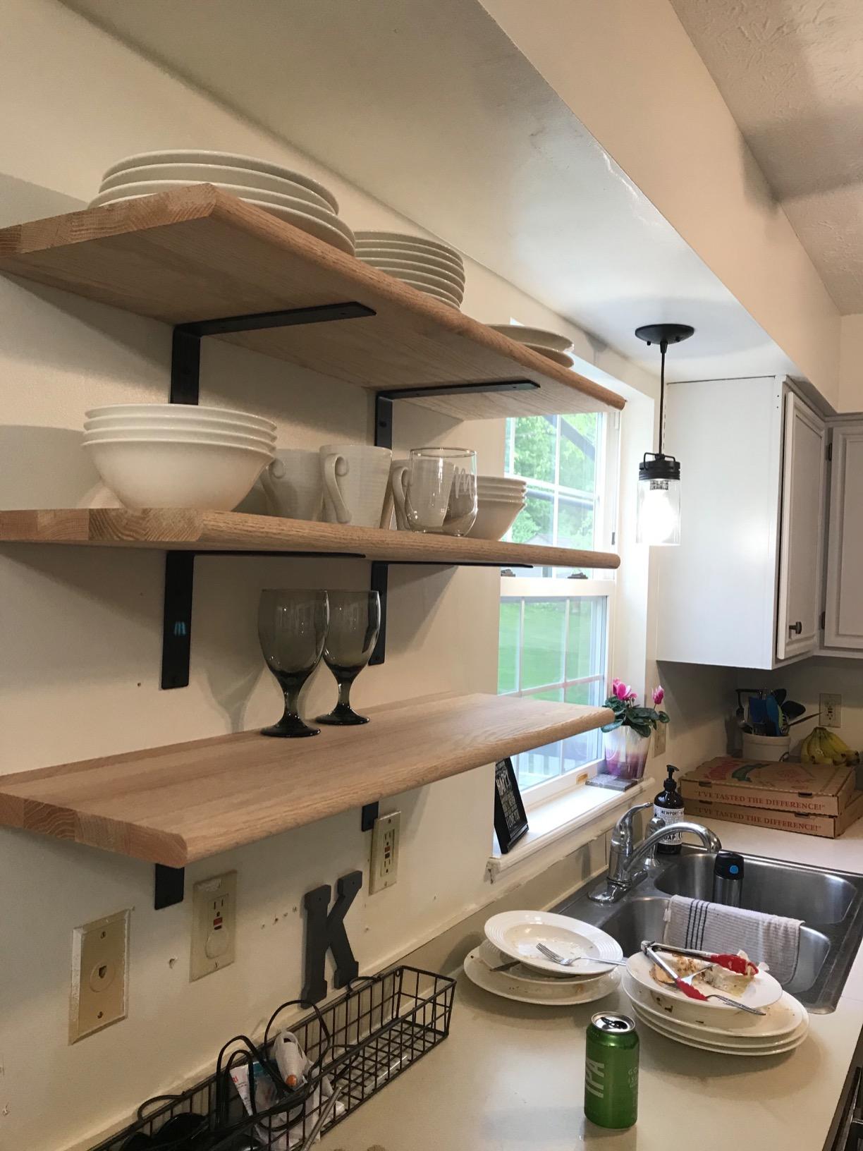 6-Level Wall Mount Lumber Storage Metal Rack Perfect for Everyday and Organizing Wood