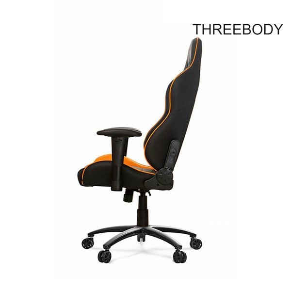 Ergonomic Pc World Gaming Chair , Black And Orange Racing Seat Computer Chair