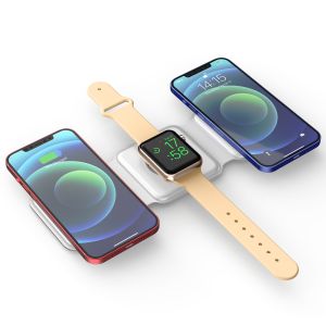 Fast Folding 3 in 1 Wireless Charging Station Magnetic 15W