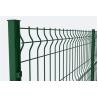 Buy cheap Hot Galvanized Welded Mesh Fencing Metal PVC Coated Green 3D V Bending Curved from wholesalers