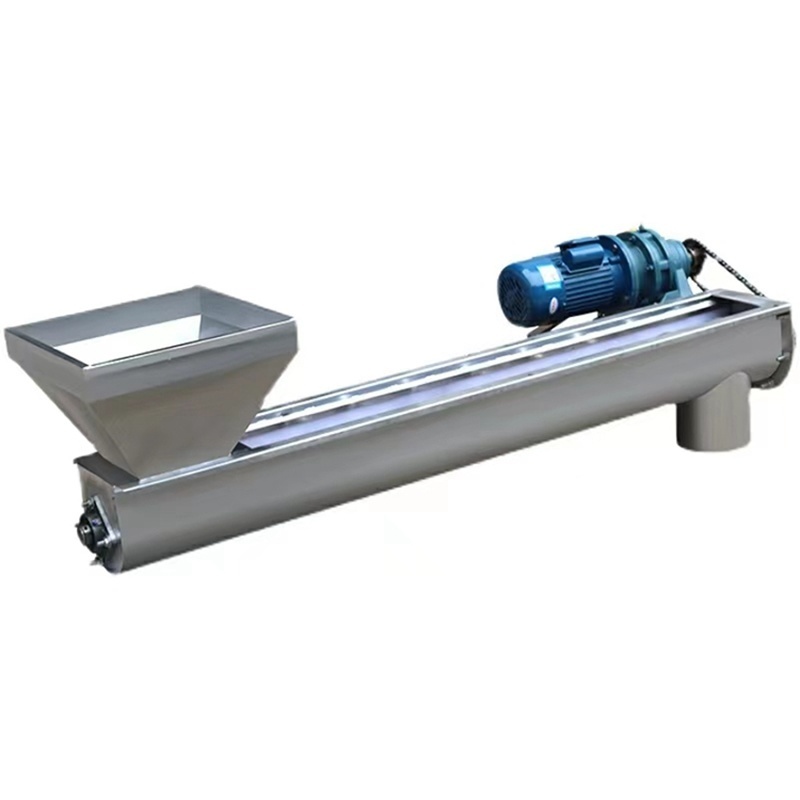 OEM Custom Heat Resistant Flexible Screw Auger Conveyor for Heating Oil Steam