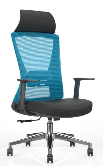 Fixed Mesh Headrest Manager Mesh Chair 90 Degrees To 135 Degrees