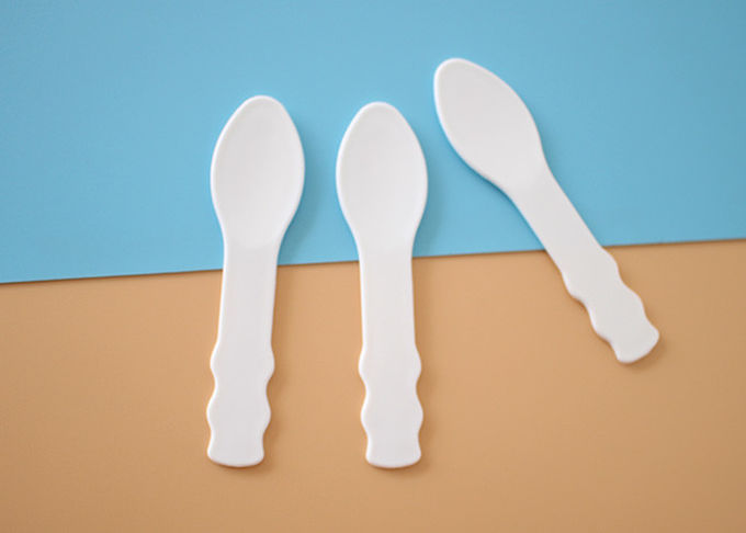 7cm Particular Makeup Plastic Spatula Spoon For Paste Clay