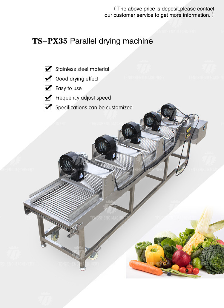 380V Normal Temperature Air Drain Air Dryer Bagged Food Dehydrating Equipment