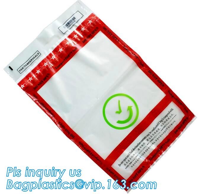 Document safe tamper proof bank deposit bag, Steb Plastic Money Pe Bank Deposit Coin Security Pouch Bags With Seal For C