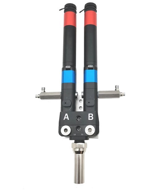 Dispensing Valve for Dual Tube Screw Valve with Lack of Glue Alarm Function