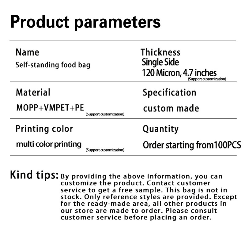 Bulk Customized Ziplock Plastic Bags Matte Stand Up Pouch Aluminum Foil Mylar Bag