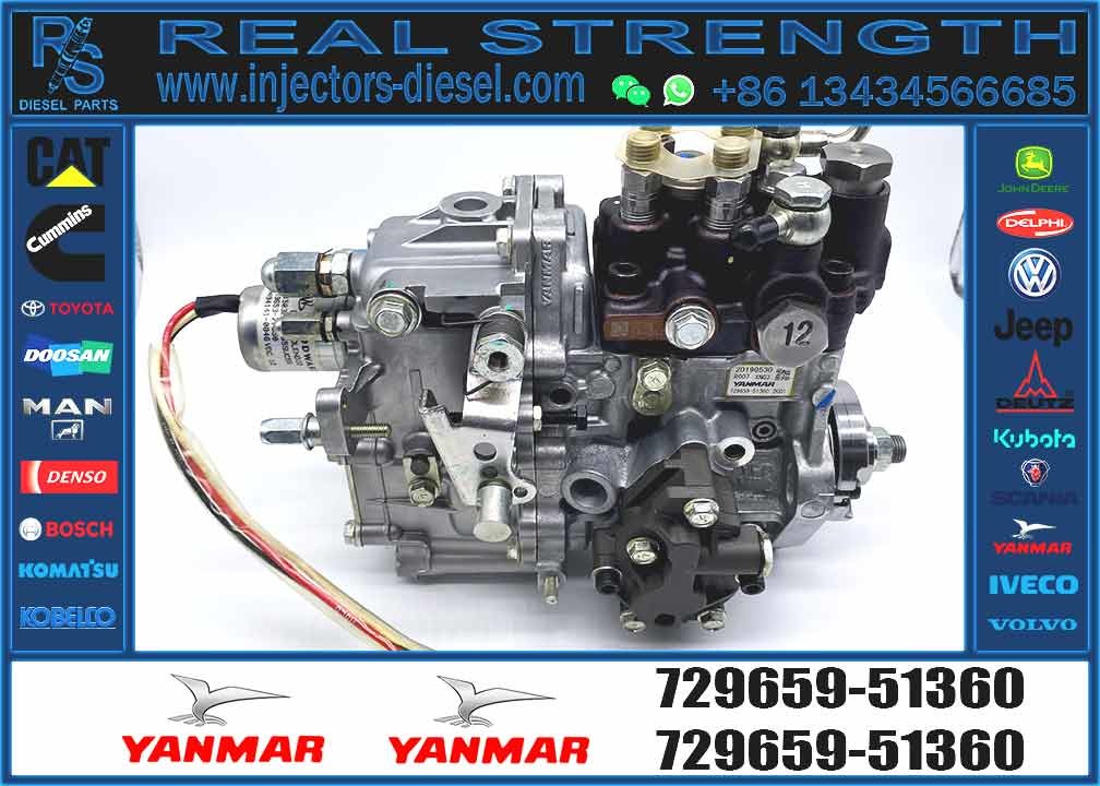 High Pressure Common Rail Fuel Injection Pump Assy for 729642-51420 729659-51360 4TNV88 4TNV98 Yanmar Engine