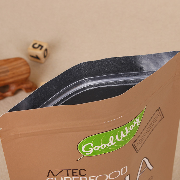 Transparent 100 Microns Zipper Packaging Pouch BOPP CPP