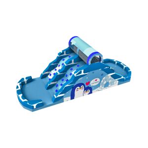 Outdoor Inflatable Penguin Slide For Fun Park Playground