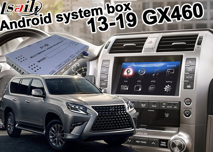 Android Navigation Interface Box For Lexus GX460 2013-2021 pin to pin install carplay optional