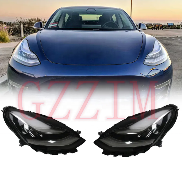 Car Accessories Modified Headlamp For Tesla Model3 2017 2019 2019 OE 1077375-00-C