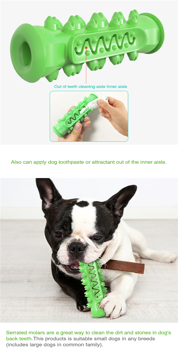 High Quality And Good Price Various Colors Safe Serrated Molar Rod With Dog Bite Rope