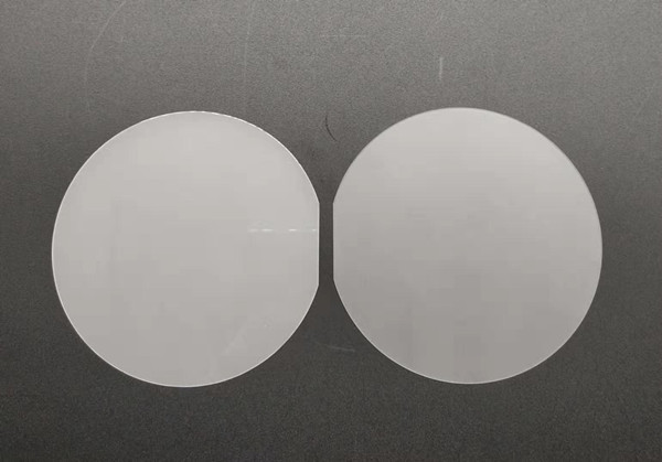 4 Inch C Plane LED Sapphire Wafer Single Side Polished Round Shape