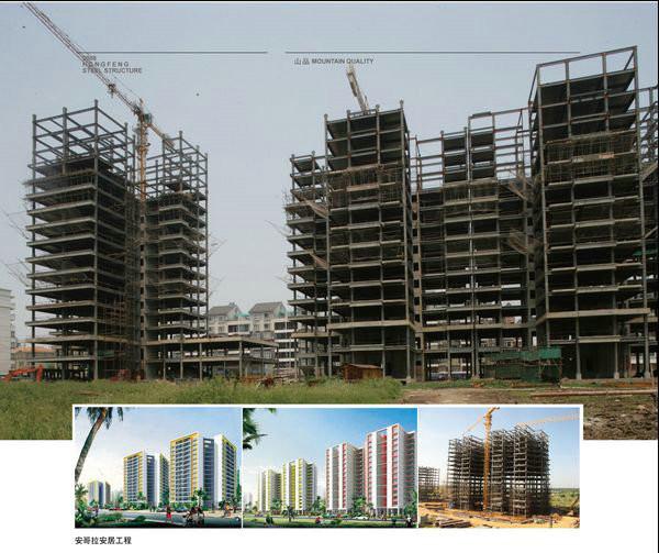 Industrial Prefabricated Q235,Q345 Steel Multi-storey Steel Building For Factory