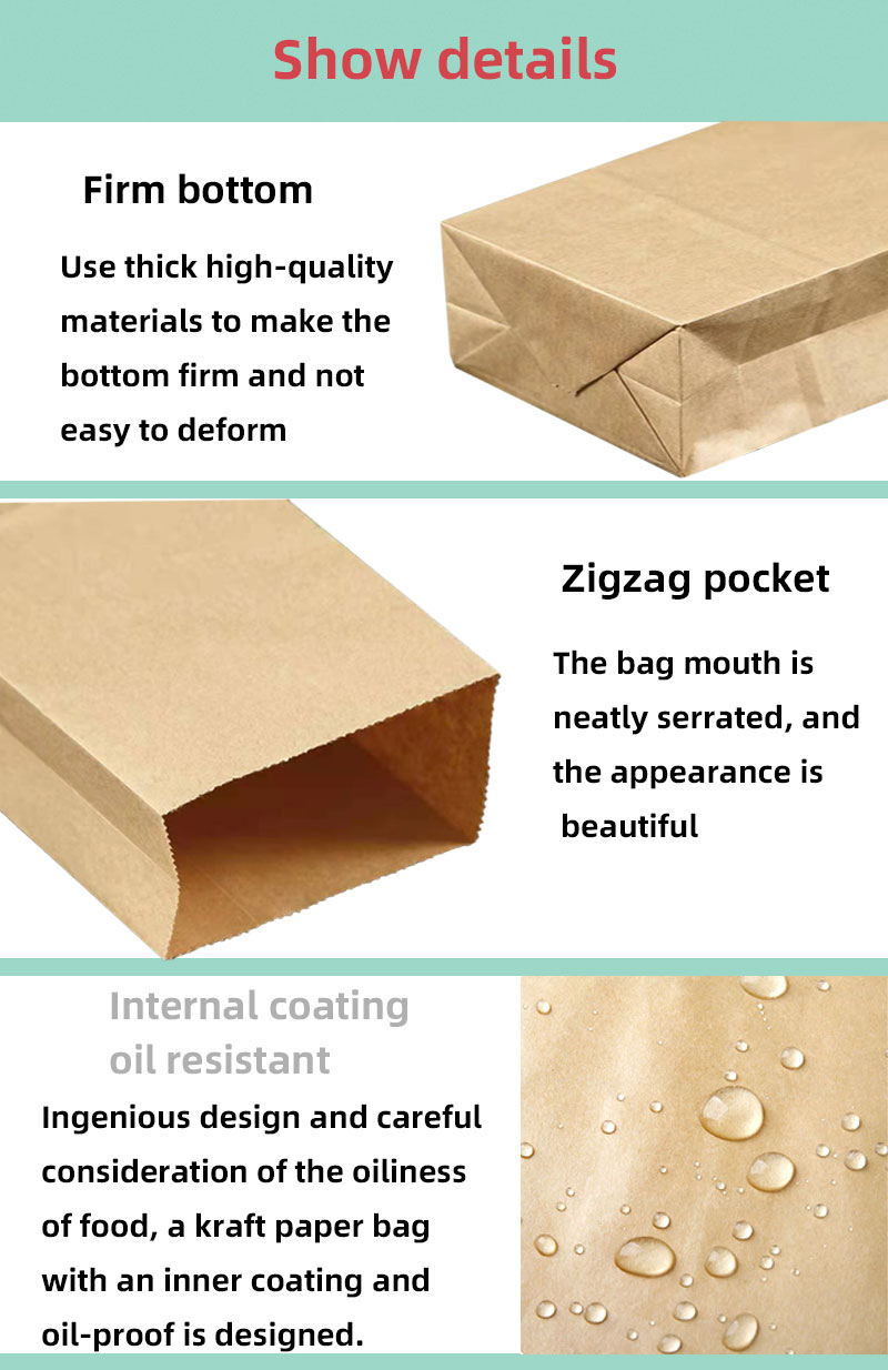 Flower Store Bulk Paper Sacks Brown Kraft Paper Bags With Ribbon Handle