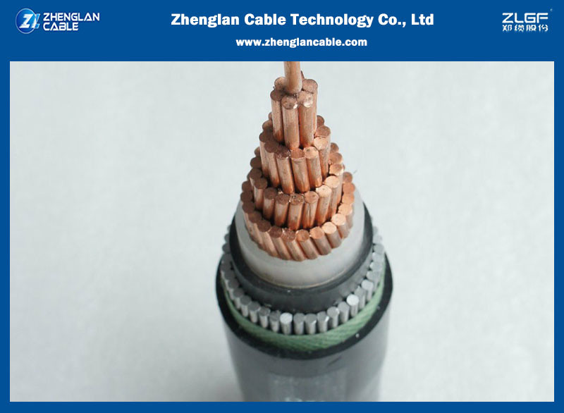 Single Core CU / PVC / PVC Low Voltage Copper Cable Nonmetallic Sheath Unarmored Power Cable