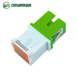 FTTH FTTB Simplex Fiber Optic Adapter With Shutter