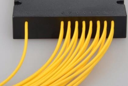 SC APC 1x16 PLC Splitter , Optical Cable Splitter ABS Module