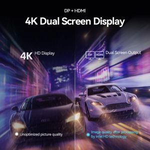 Intel Core Mini Computer With M.2 NVMe 2280 SSD And Support 4K HD Display