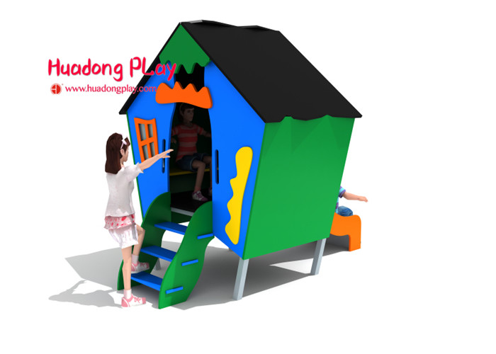 Durable Hdpe Playground 180*240*220cm Size Easy To Maintain Vivid Color