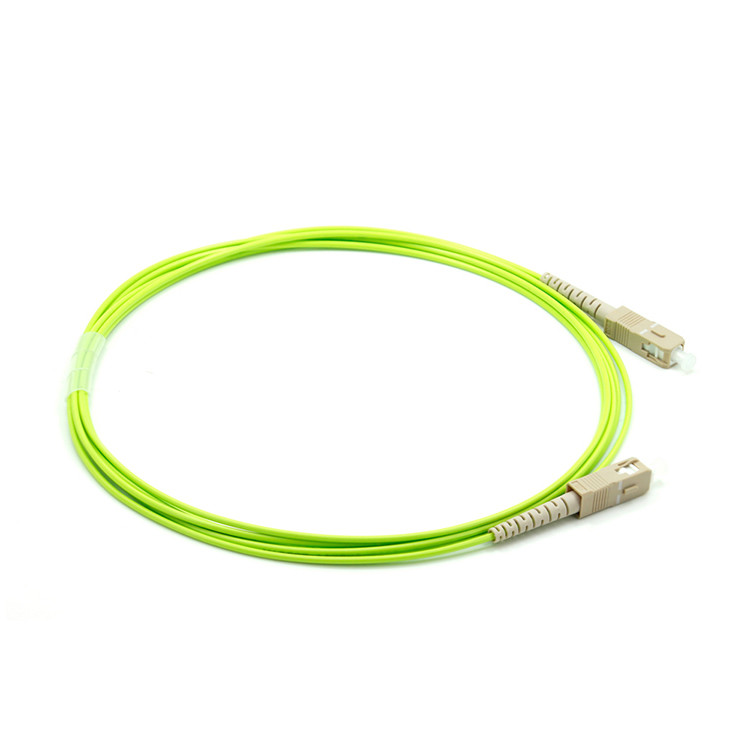 fiber patch cord multimode Simplex 3.0mm LSZH SC PC - SC PC OM5 2m