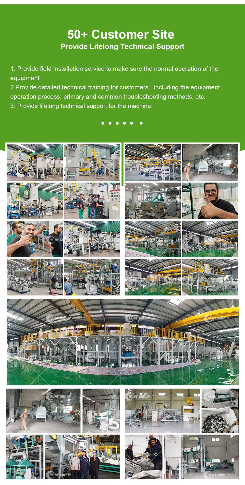 PLC PC Touch Screen Control Lion-ion Cells Recycling Machine for 1000Kg/H Production