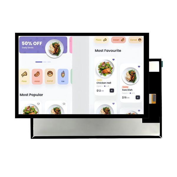 Industrial 10.1" 800x1280 LVDS TFT Display with PCAP Touch (SFTO1010YX-7239BCT)