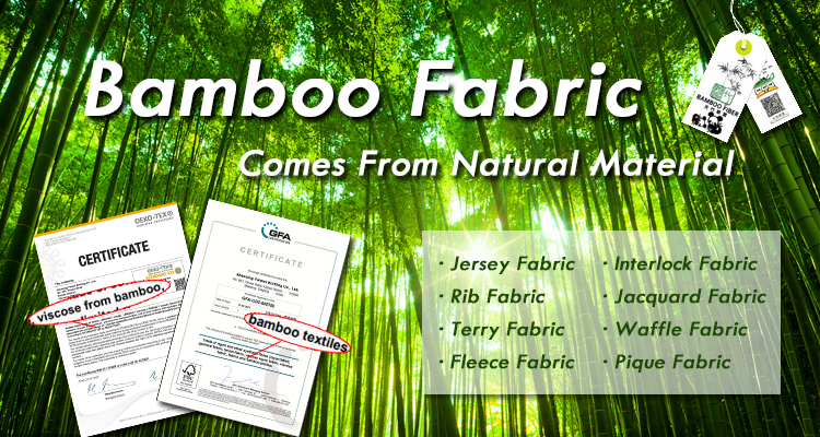 70% Bamboo 30% Organic Cotton Fabric Customized 5% Spandex Jersey Garment Clothes, Bamboo Fiber Viscose Fabric/