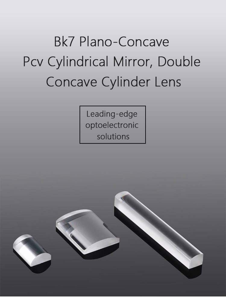 Factory direct supply cylindrical lens Plano-concave aspheric glass lens with low price