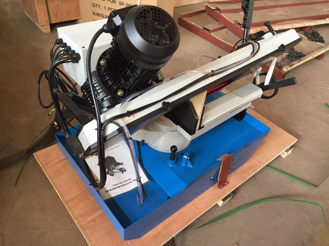 Metal cutting band saw 4.7'' European type band saw machine BS-280G